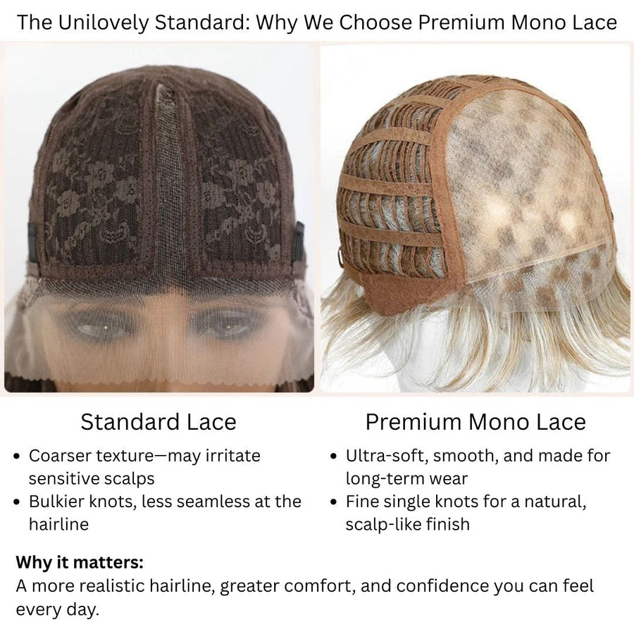 What Is a Mono Top Wig? Parting, Scalp Appearance & Construction