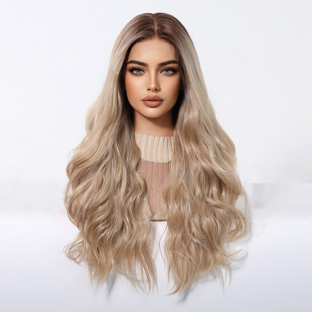 Clara | Blonde Long Wavy 13*6 HD Lace Front Wig (Hand-Tied)
