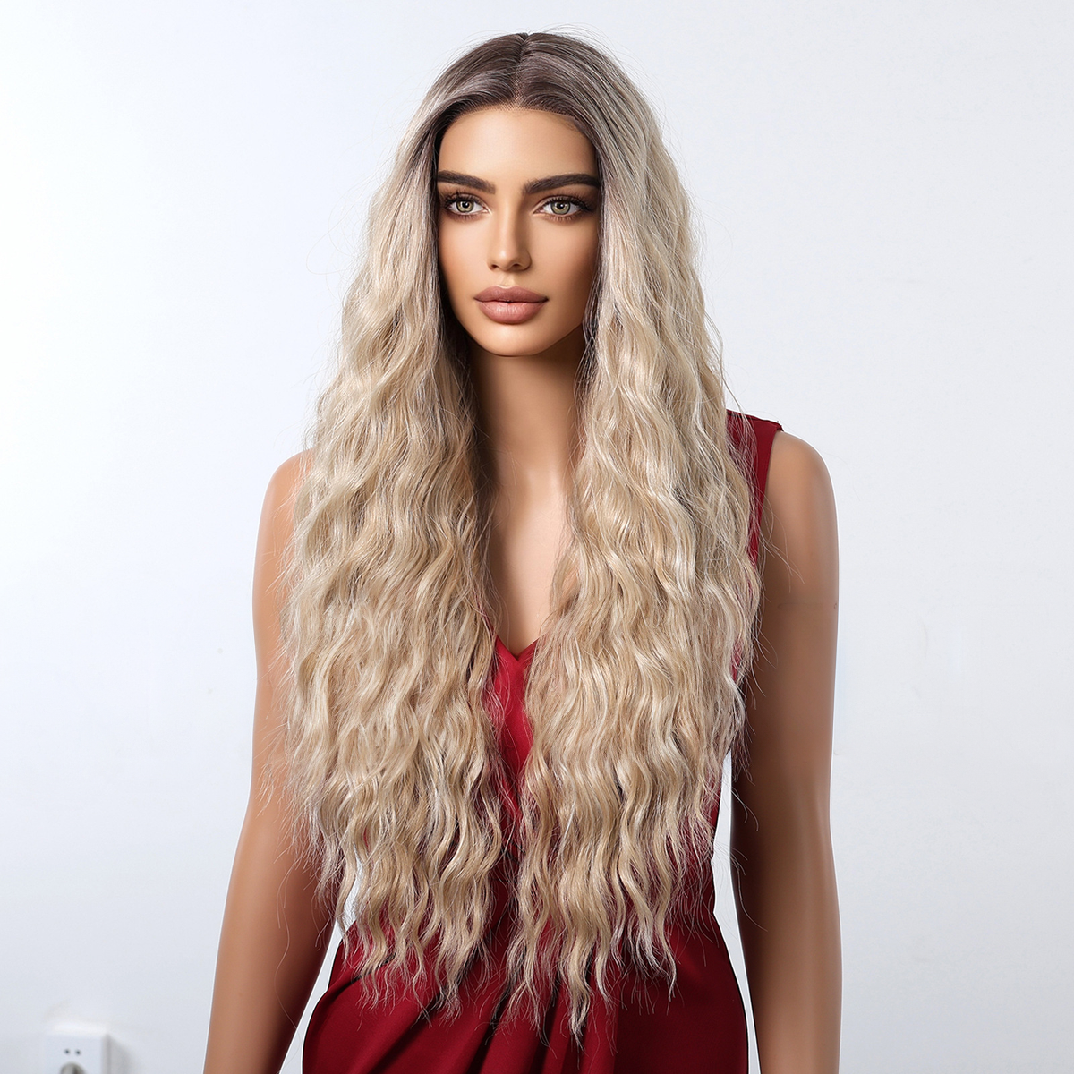 Melody | Blonde Long Wavy 13*6 HD Lace Front Wig (Hand-Tied)