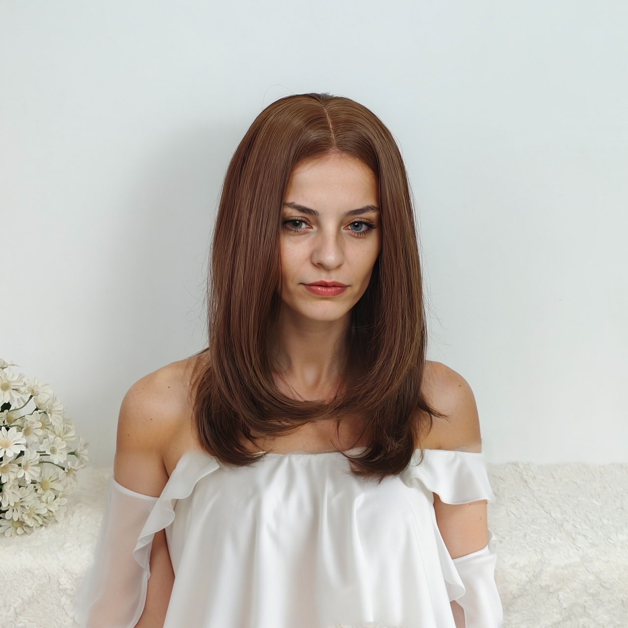 Maya 18” Loose Wave HD Lace Front Wig - Ginger, Beginner-Friendly
