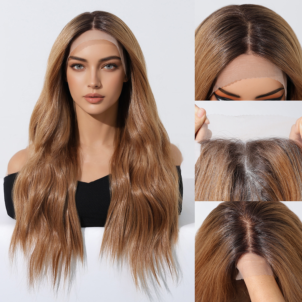 Alice | Ginger Long 13*6 HD Lace Frontal Wig (Hand-Tied)