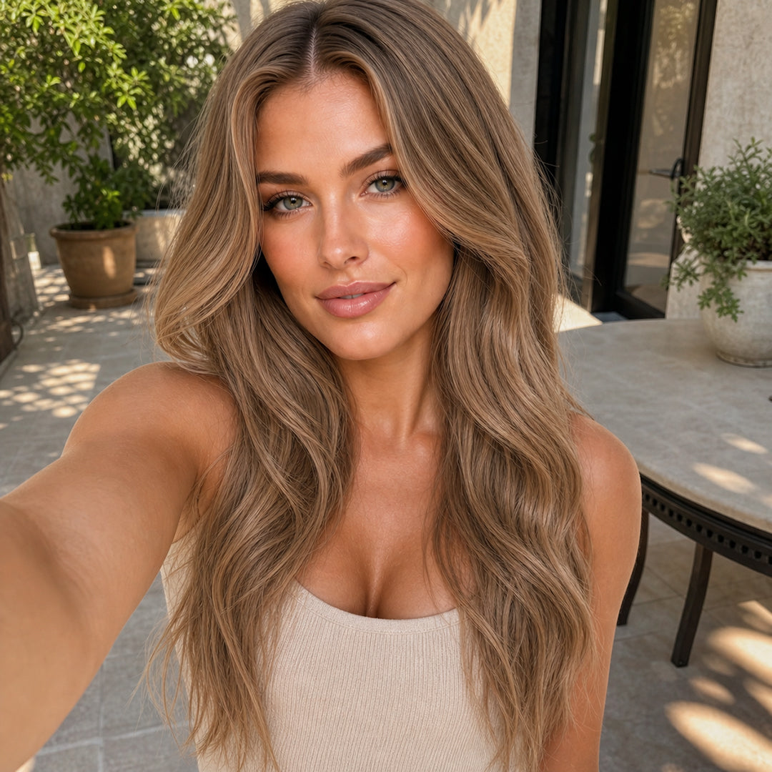 Seamless Clip-Ins, Light Brown #10