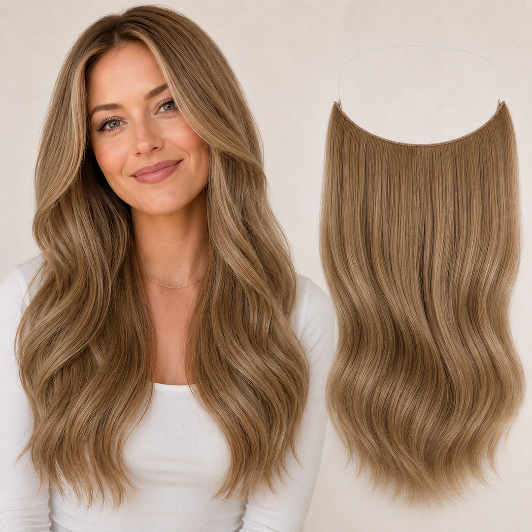 Invisible Halo Extensions, Light Brown #10