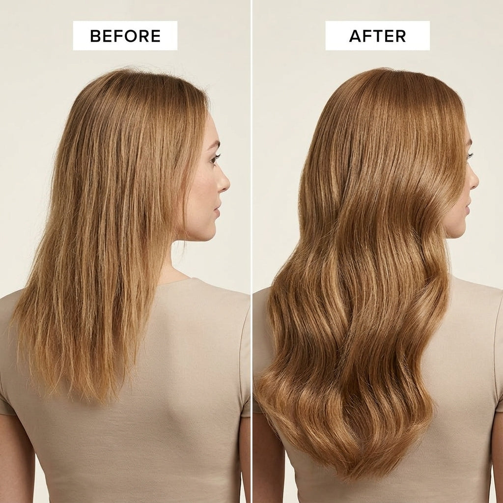 12 Caramel Blonde Halo Human Hair Extension