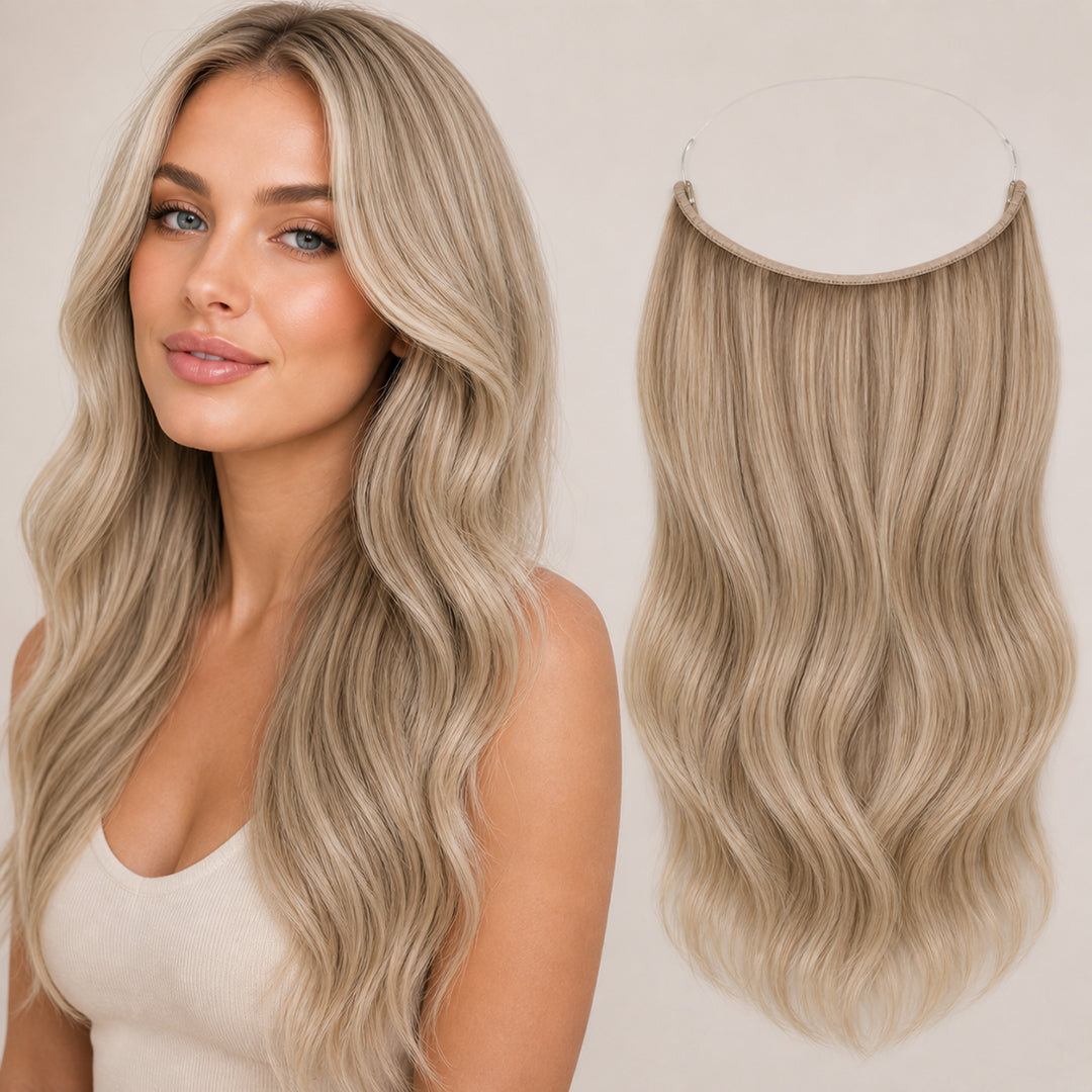 Invisible Halo Extensions, Ash Blonde #18