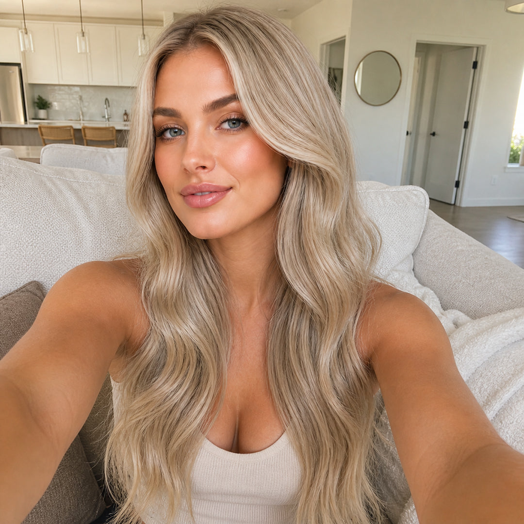 Invisible Halo Extensions, Ash Blonde #18