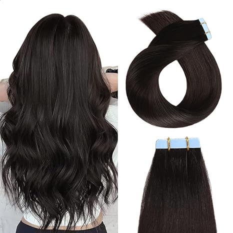 Tape-In Extensions - Straight 1B Natural Black