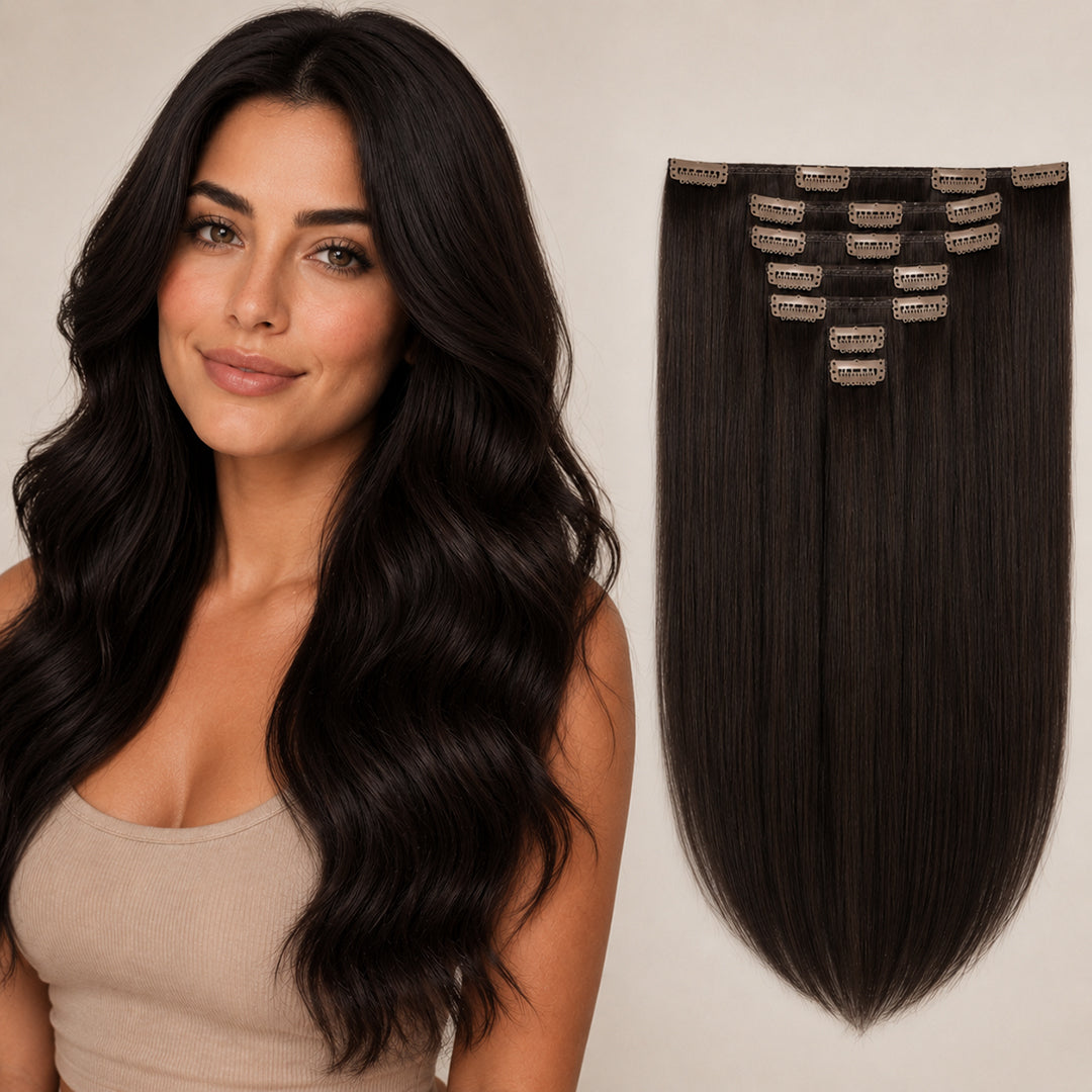Seamless Clip-Ins, Dark Brown #2
