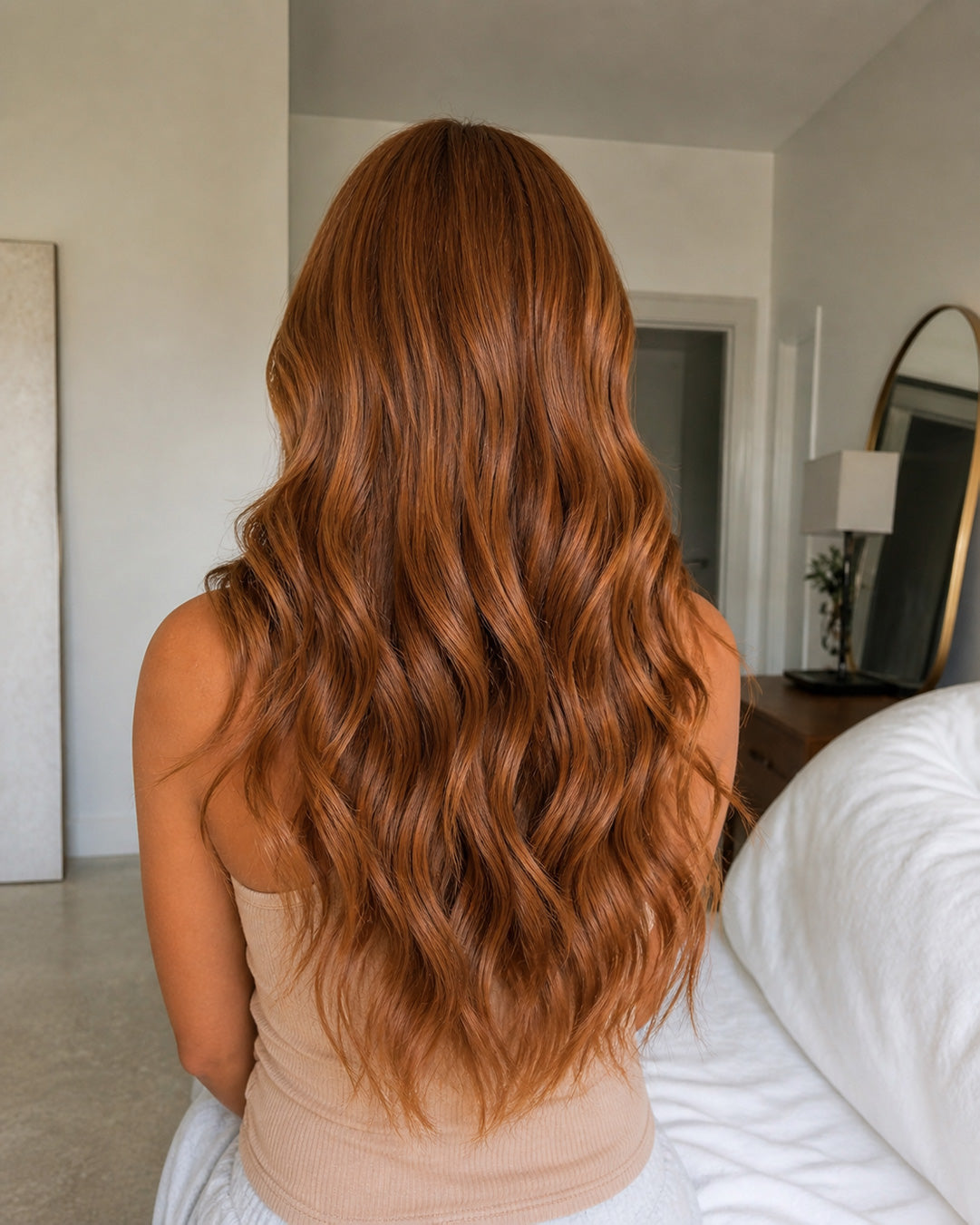 Invisible Halo Extensions, Light Auburn #30