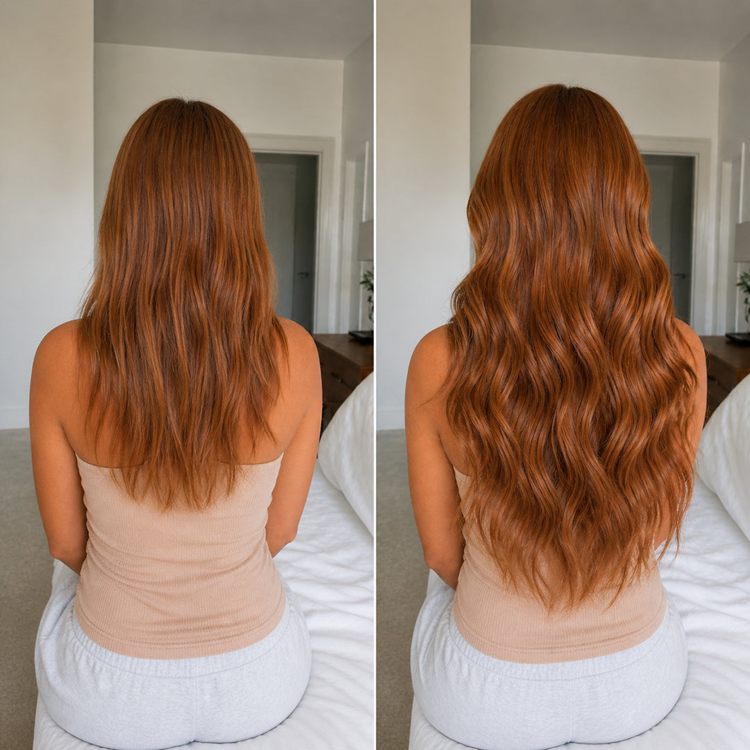 Invisible Halo Extensions, Light Auburn #30
