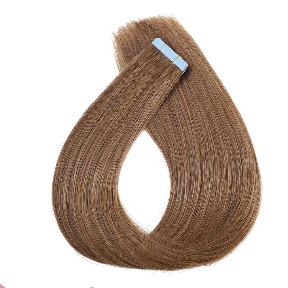 Tape-In Extensions - Straight 4 Medium Brown