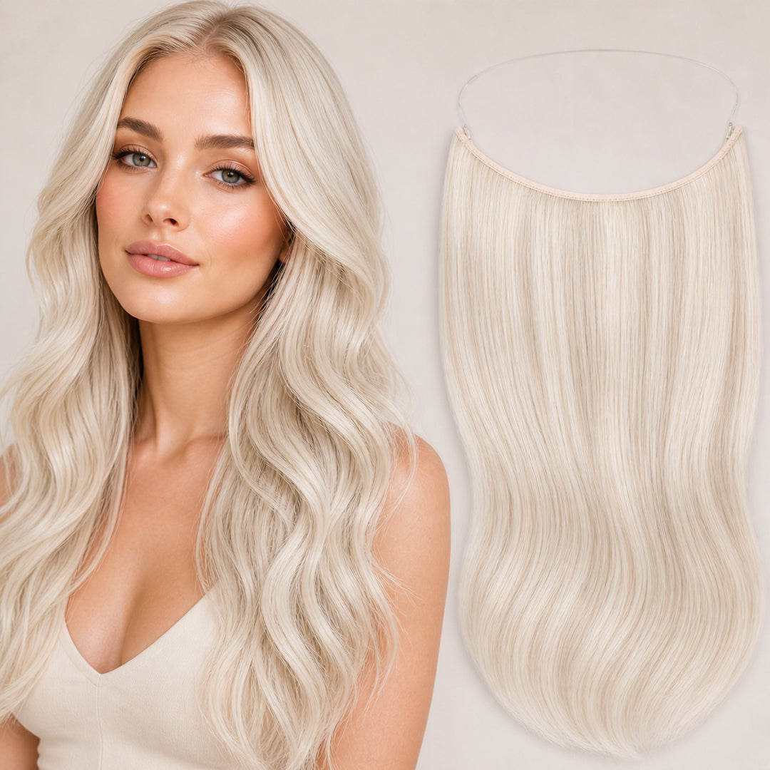 Invisible Halo Extensions, Platinum Blonde #60