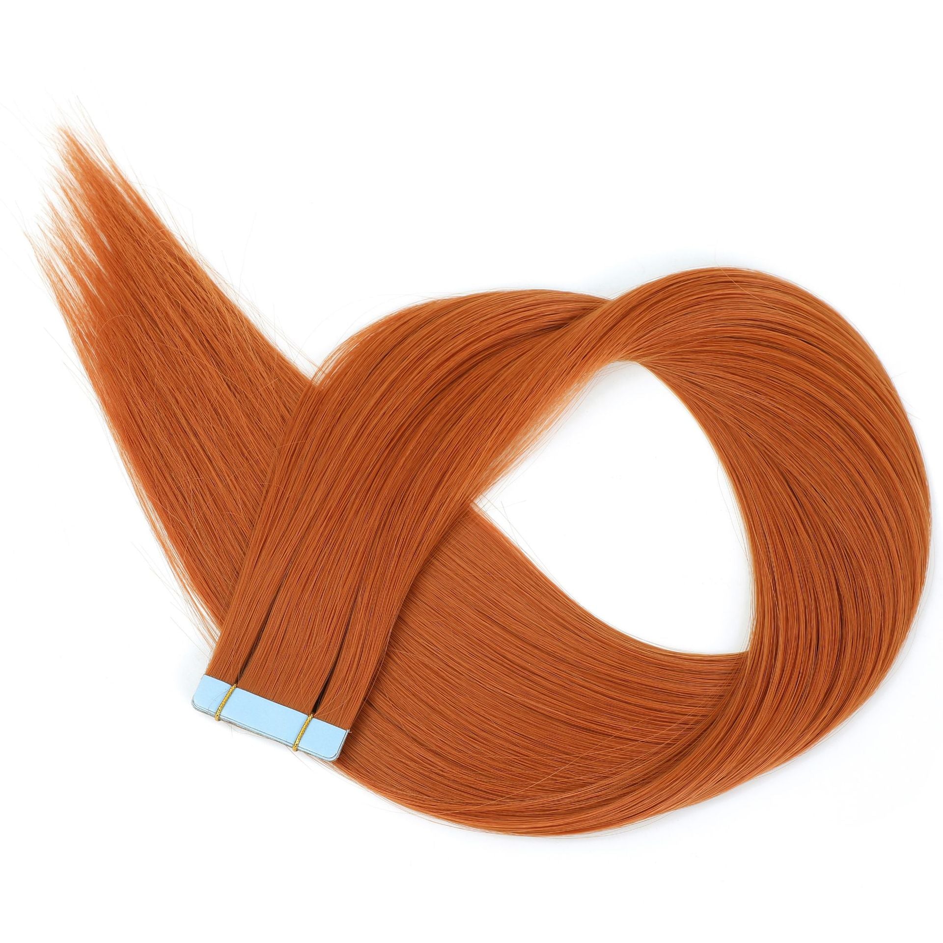 Tape-In Extensions - Straight Orange