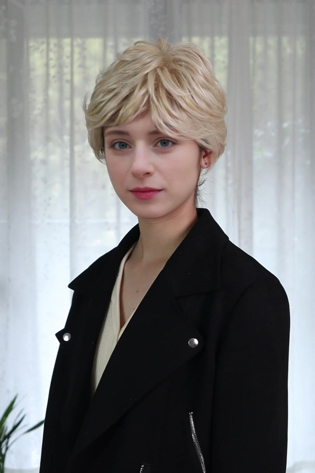 Sofia – White Blonde Signature Mono Top Lace Front Wig