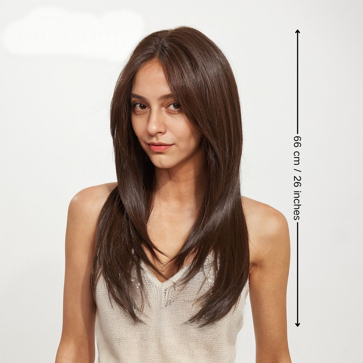 Loose Wave HD Lace Front Wig - Brown, 100% Hand-Tied Mono Top, 26 Inch (65cm)