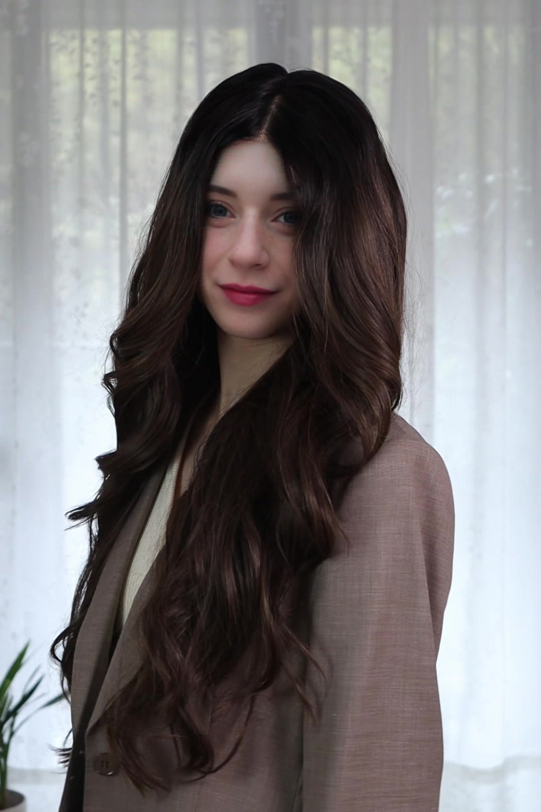 Luna – Dark Brown Classic 13x6 Lace Front Wig