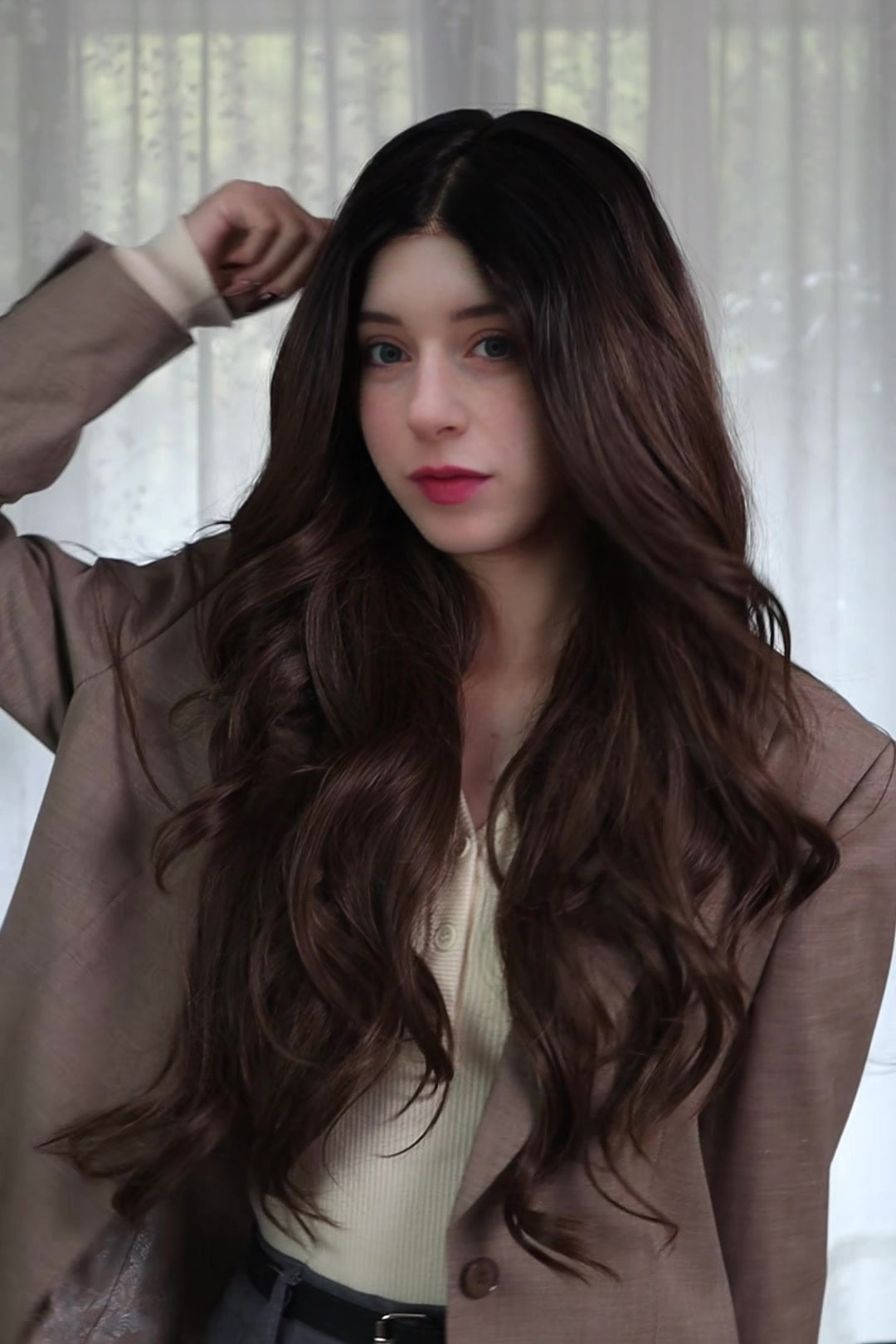 Luna – Dark Brown Classic 13x6 Lace Front Wig