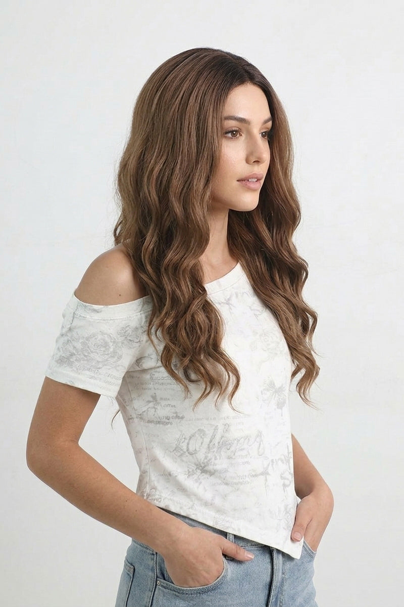 Body Wave HD Lace Front Wig - Ombre Copper, Beginner-Friendly, 22 Inch (56cm)