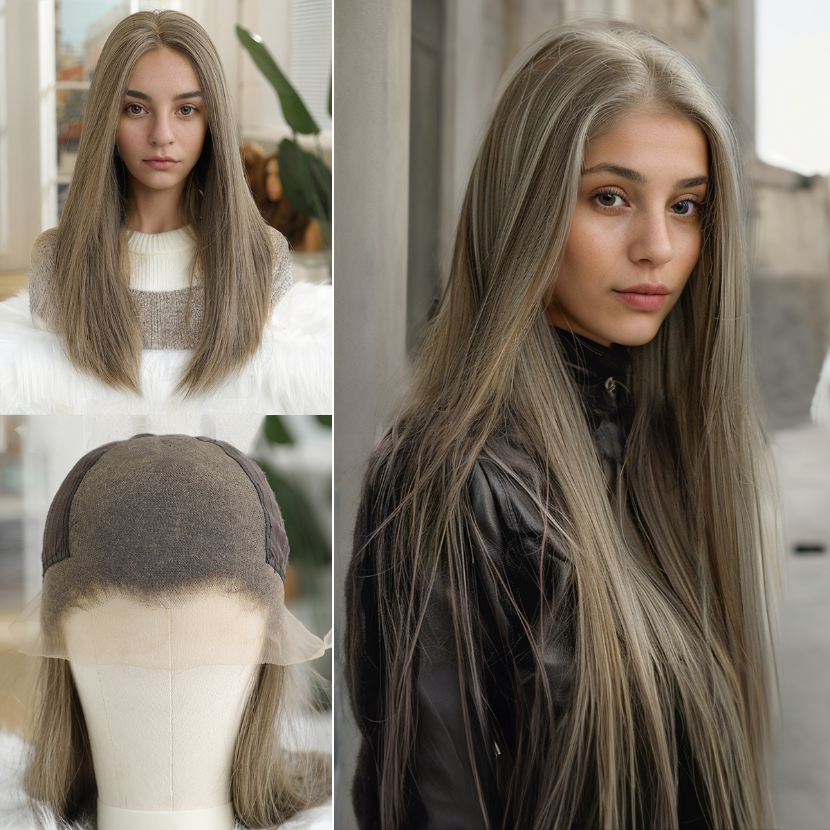 Loose Wave HD Lace Front Wig - Ash Grey, Beginner-Friendly, 22 Inch (55cm)