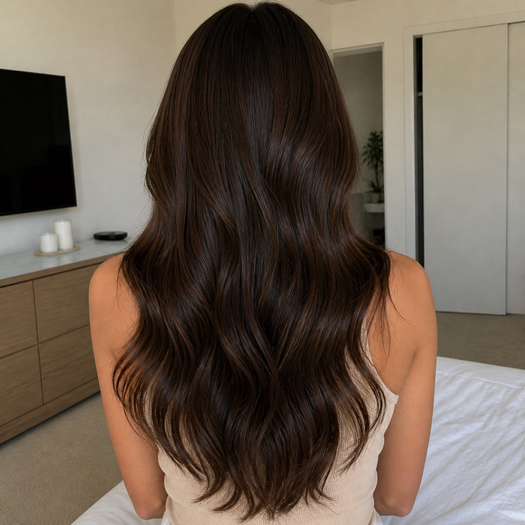 Seamless Clip-Ins, Chocolate Brown #4