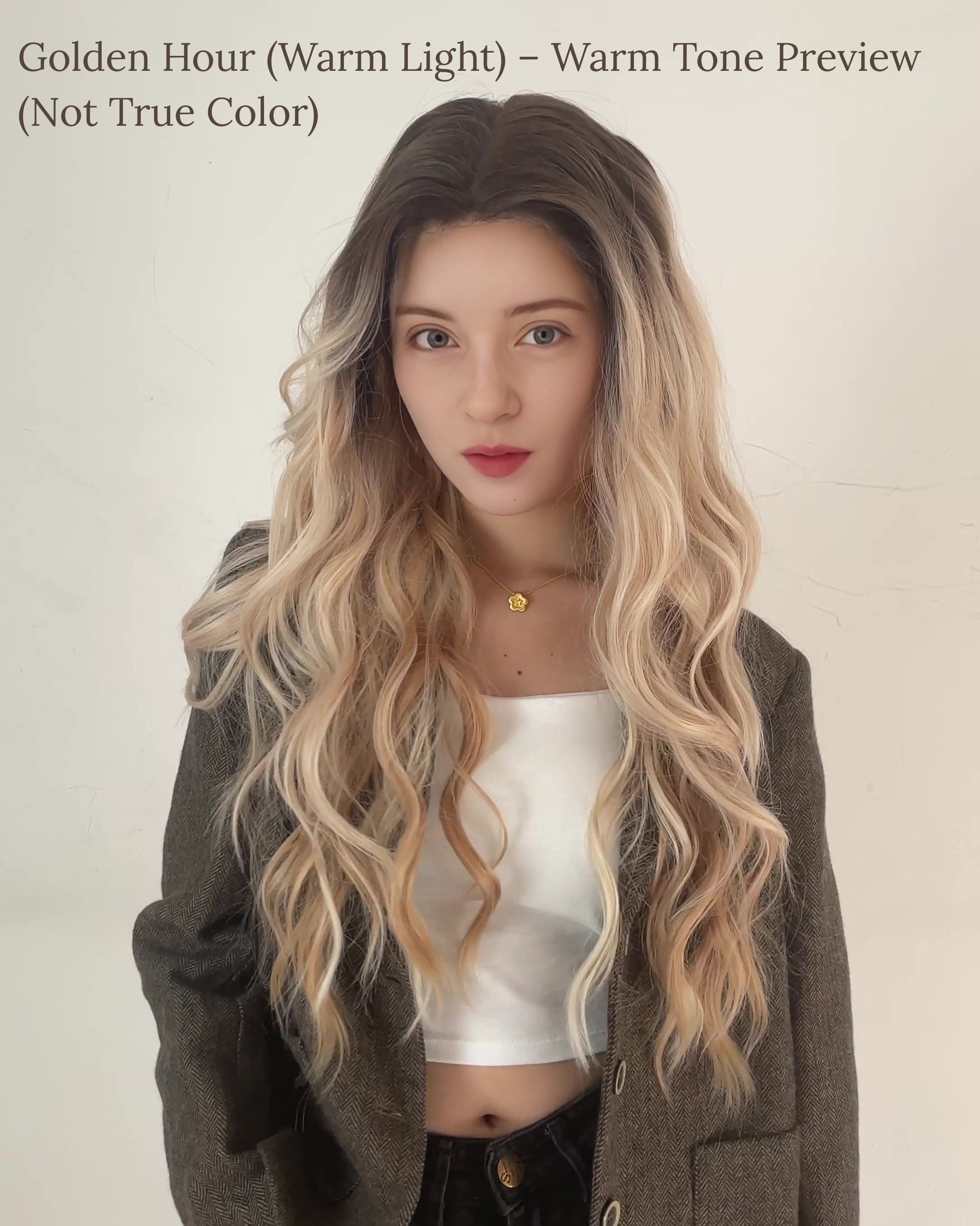 Isla – Ash Blonde Classic 13×6 Lace Front Wig