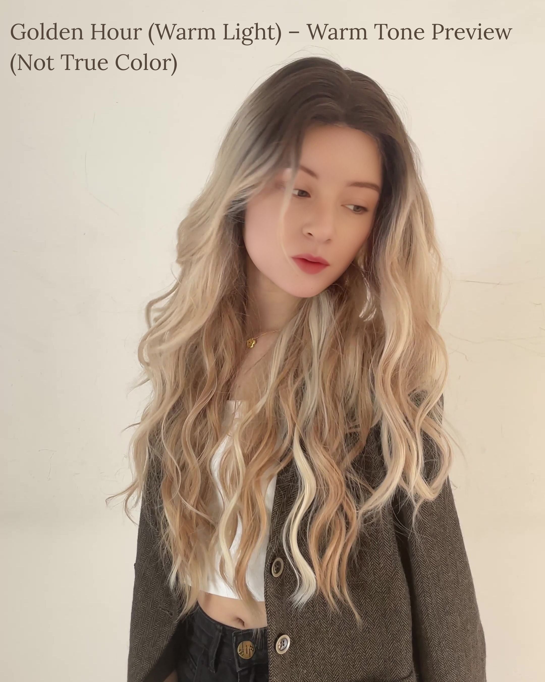 Isla – Ash Blonde Classic 13×6 Lace Front Wig