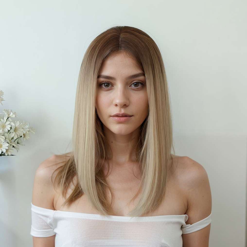 Blonde Straight Short Wig