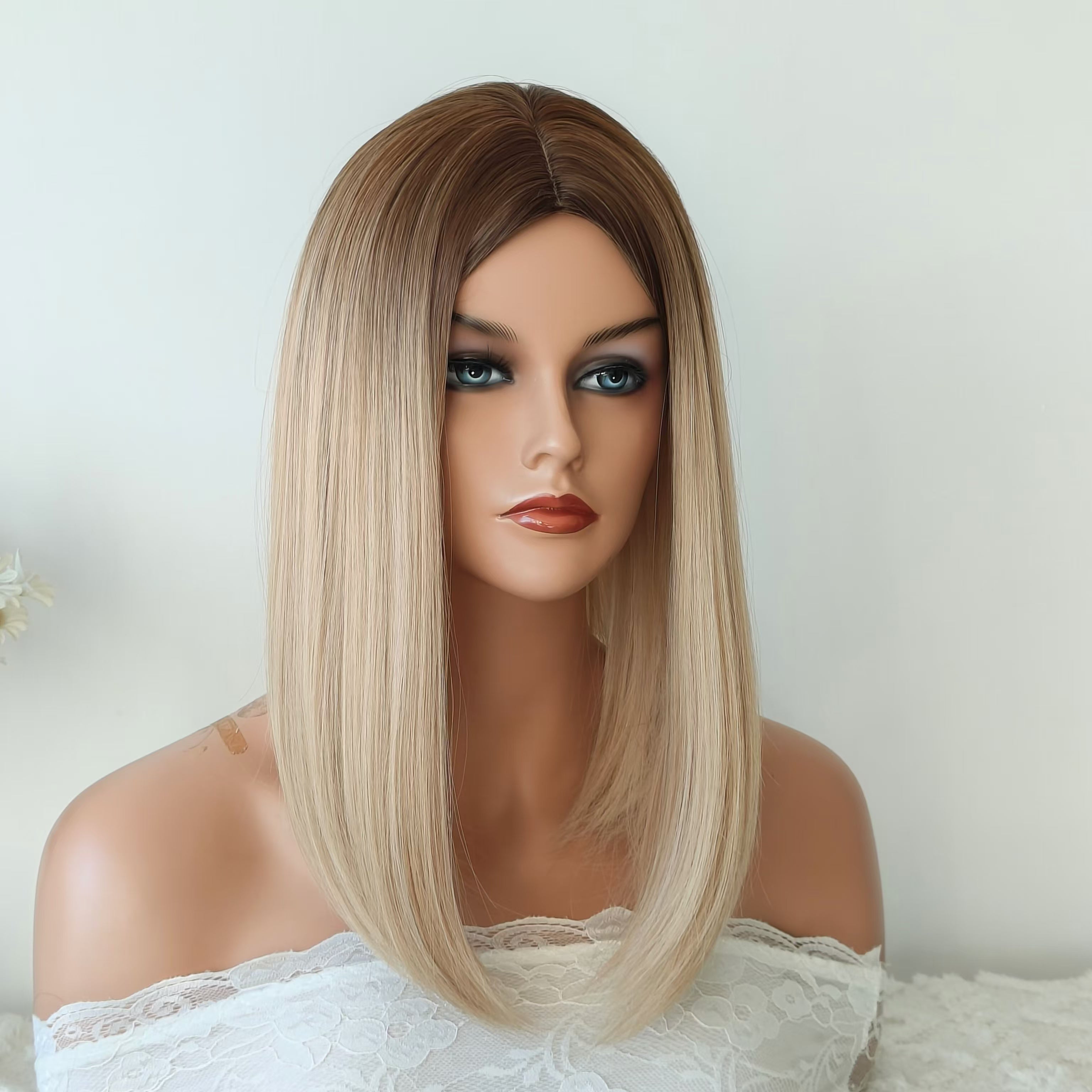 Blonde Straight Short Wig