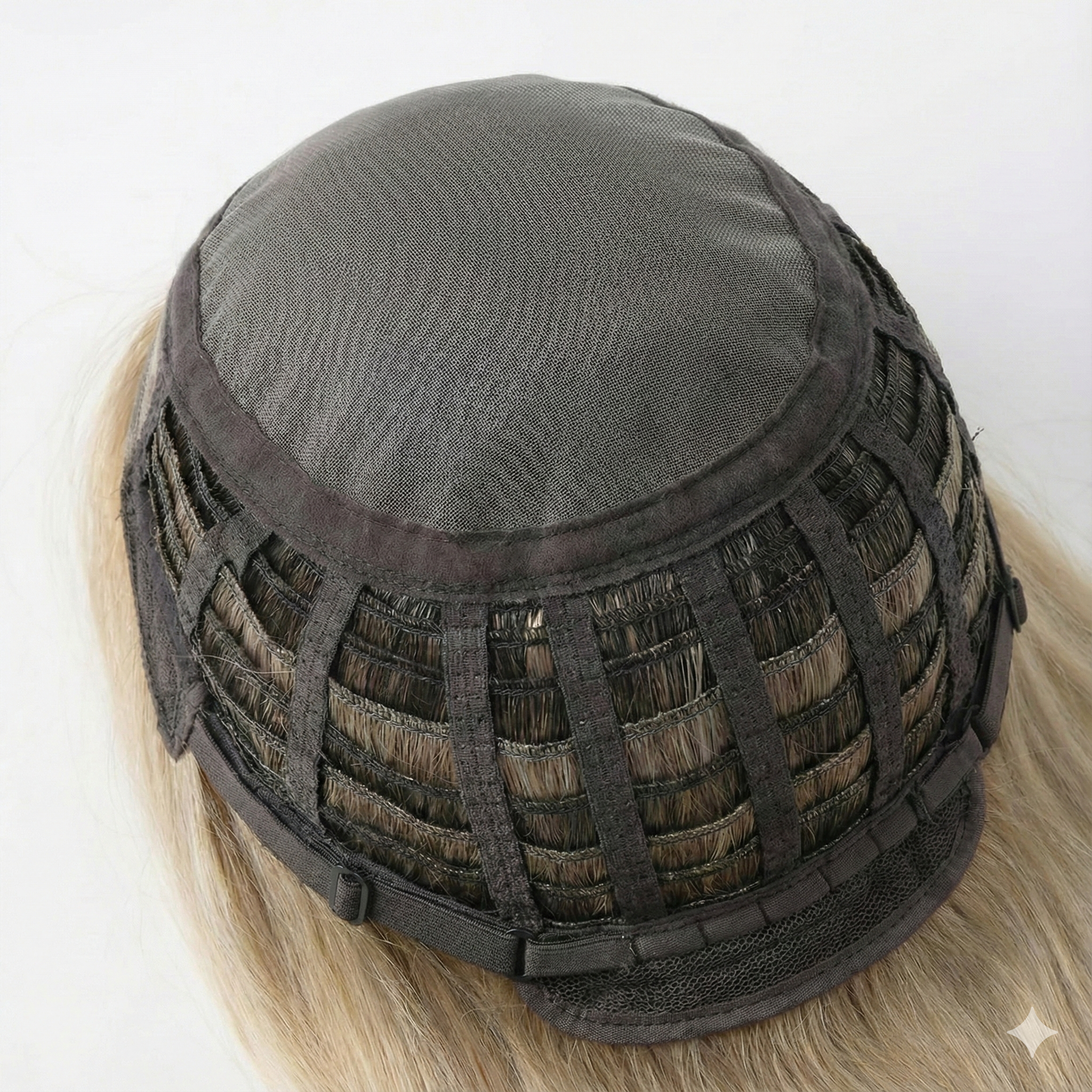 Mono Top Lace Front Wig – Ash Blonde Balayage | Natural Scalp Look