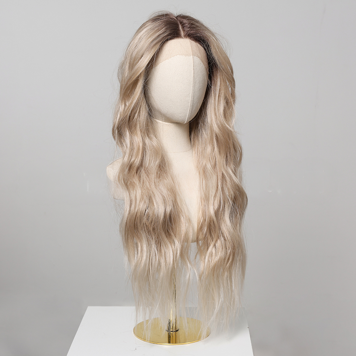 Eloise 26” Body Blonde HD Lace Front Wig - White Blonde, Pre-Plucked Hairline