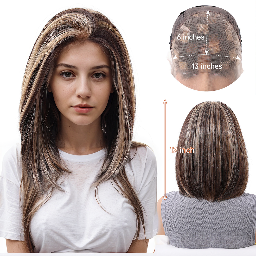 Evie | Blonde Short 13*6 HD Lace Frontal Wig (Hand-Tied)