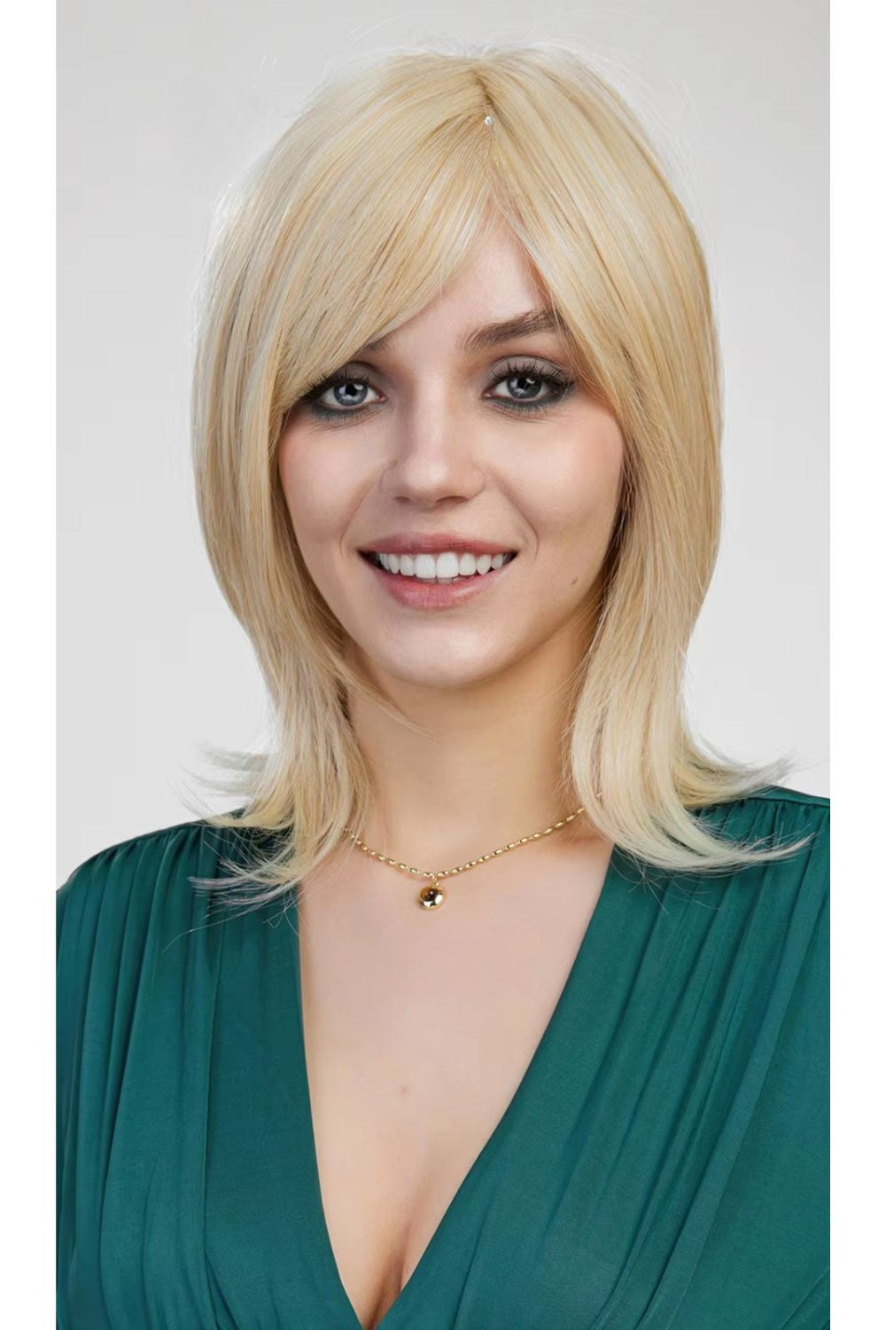 Adele — 14" Mono Top Swirl Part Lace Front Wig