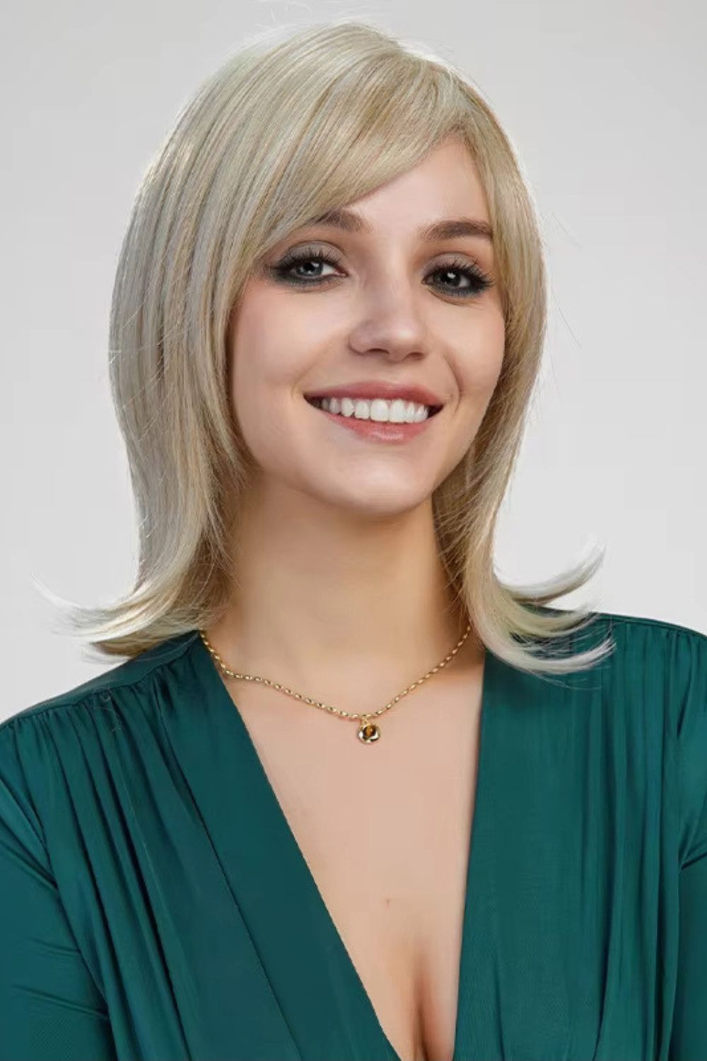 Adele — 14" Mono Top Swirl Part Lace Front Wig