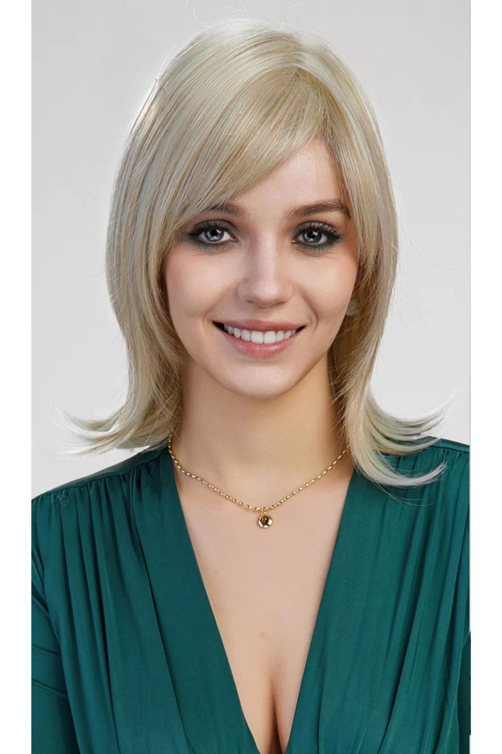 Adele — 14" Mono Top Swirl Part Lace Front Wig