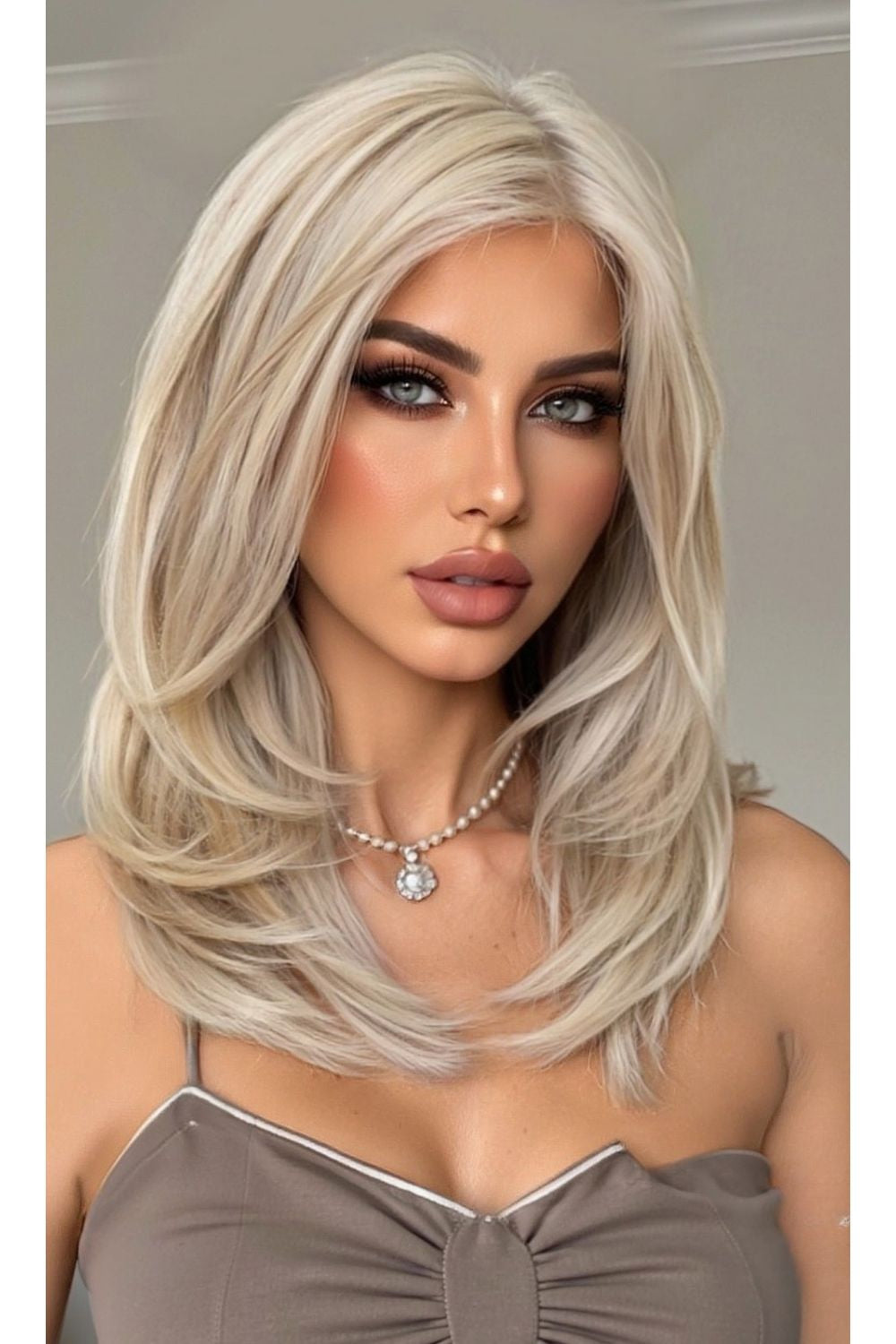 Stella — Medium Mono Top Natural Part Lace Front Wig