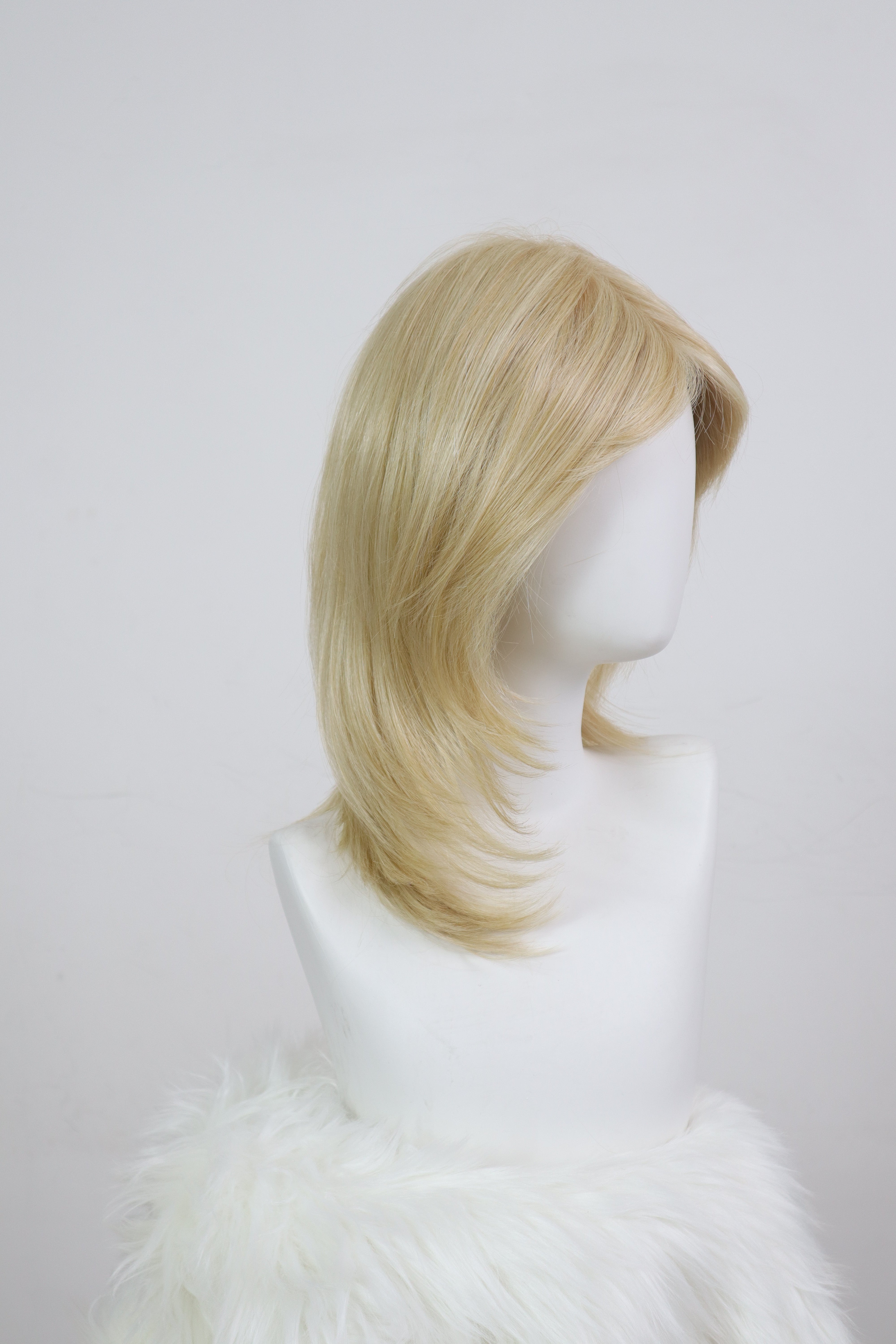 Adele — 14" Mono Top Swirl Part Lace Front Wig