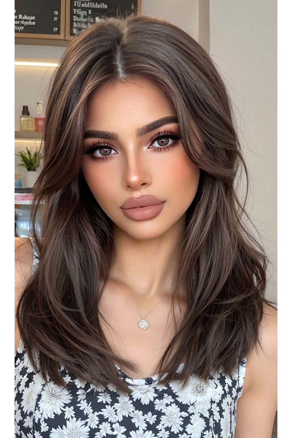 Stella — Medium Mono Top Natural Part Lace Front Wig