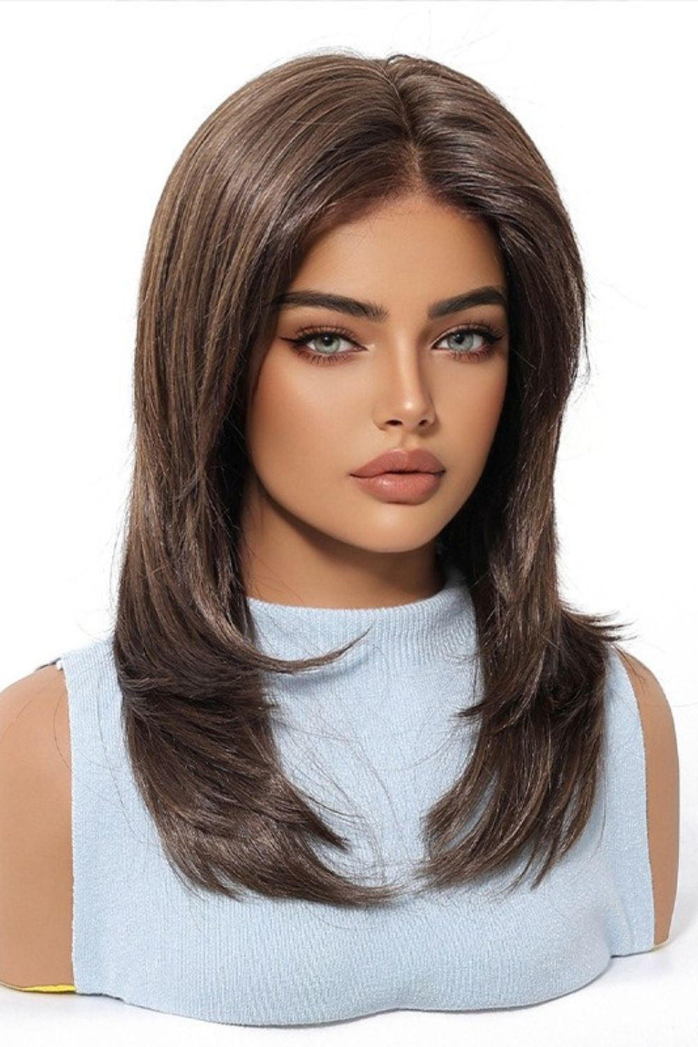 Stella — Medium Mono Top Natural Part Lace Front Wig