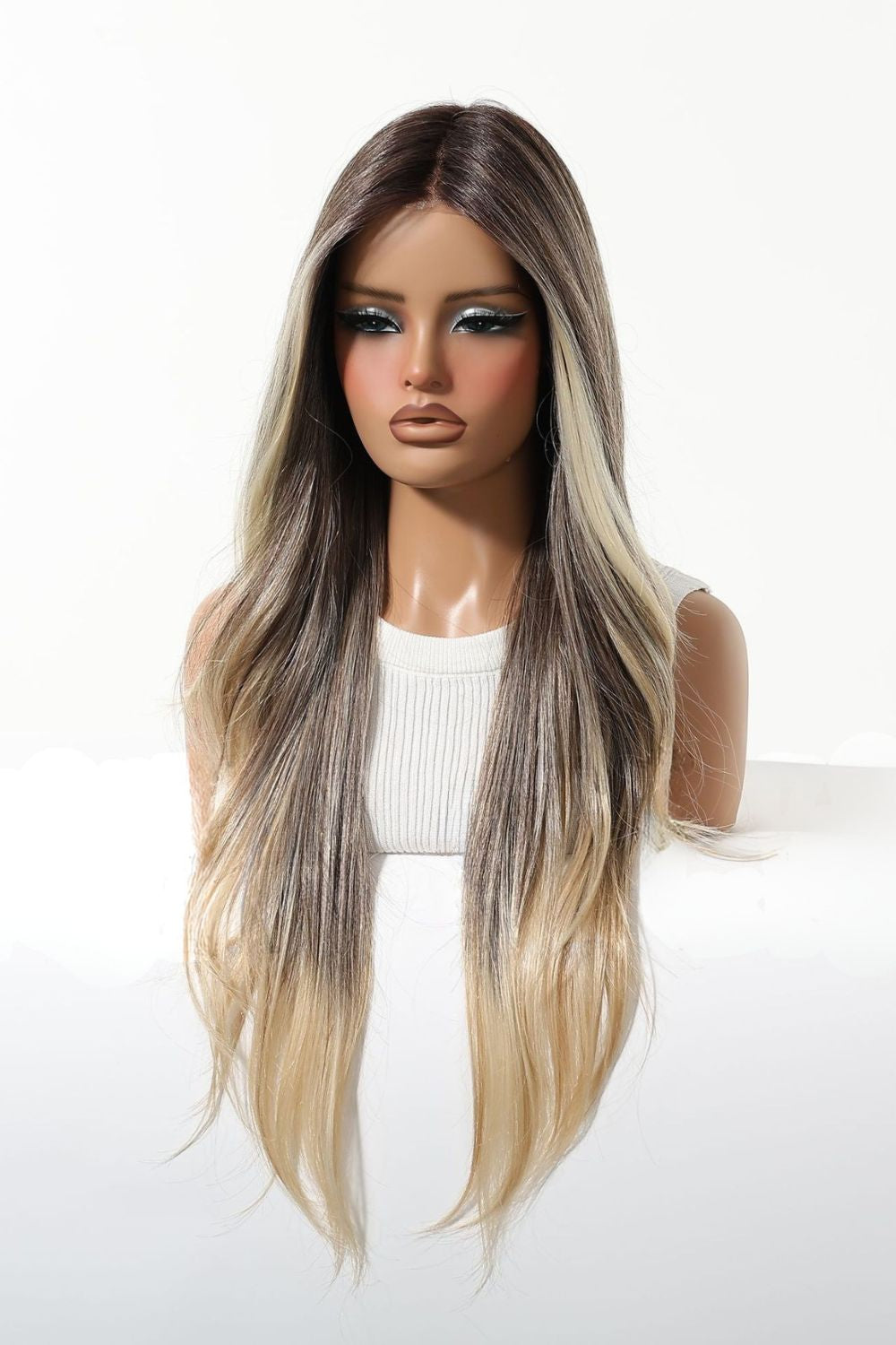 Savannah — 28" Mono Top Natural Part Lace Front Wig