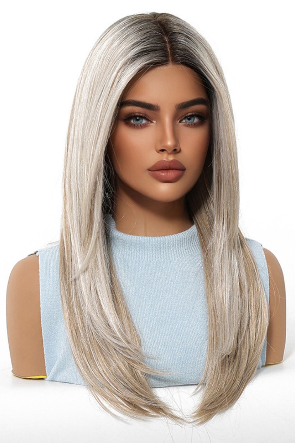 Sabrina— Medium Mono Top Natural Part Lace Front Wig