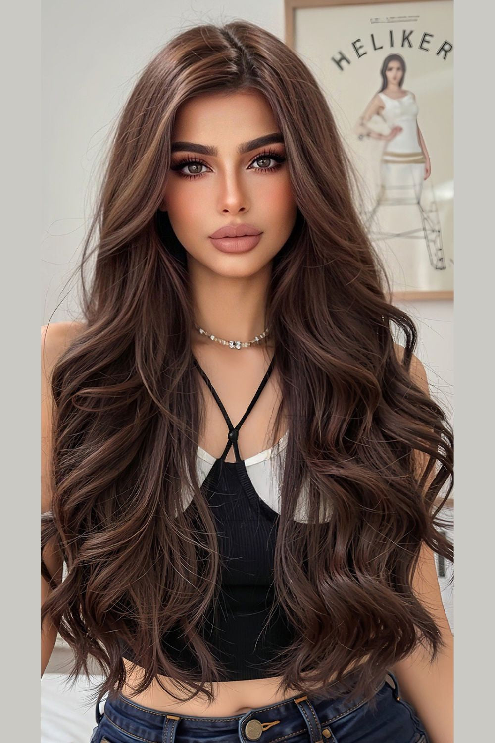 Sienna — 24" Mono Top Natural Part Lace Front Wig