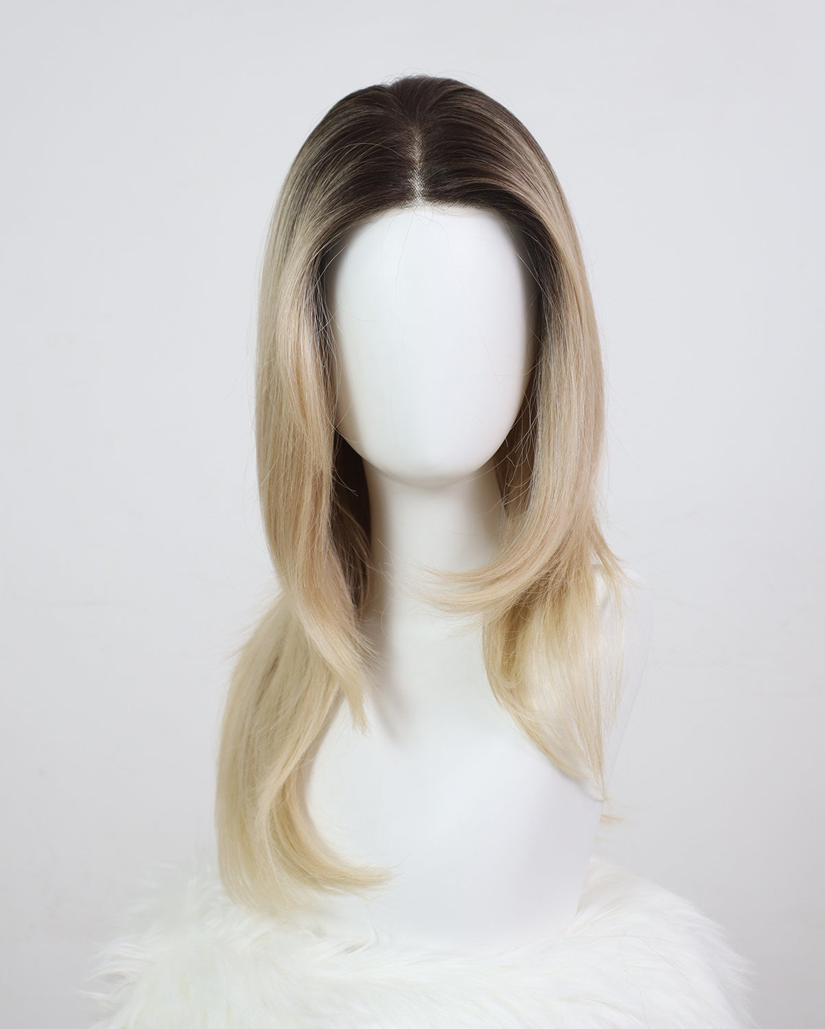 Eden – Ash Blonde Balayage Signature Mono Top Lace Front Wig