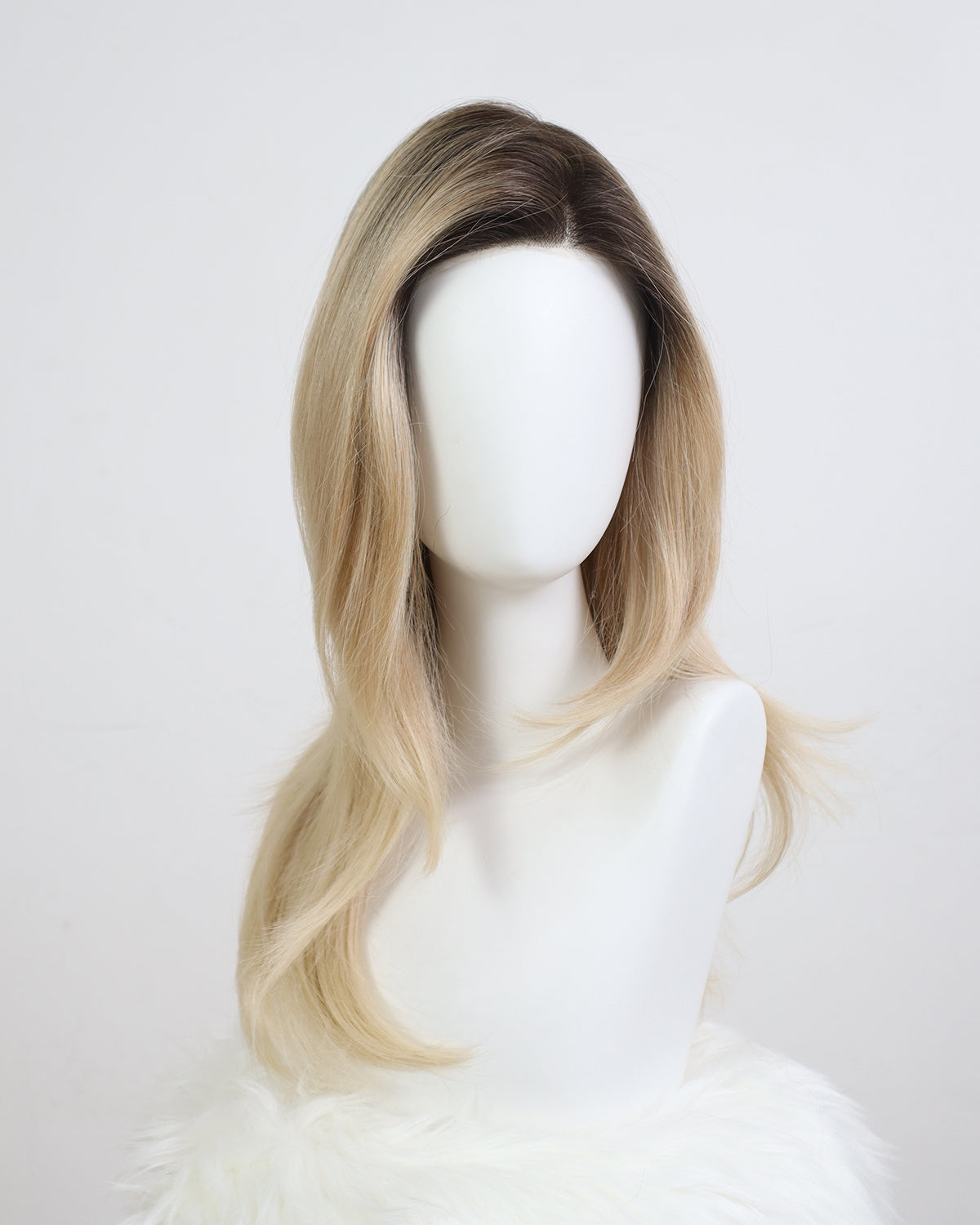Eden – Ash Blonde Balayage Signature Mono Top Lace Front Wig