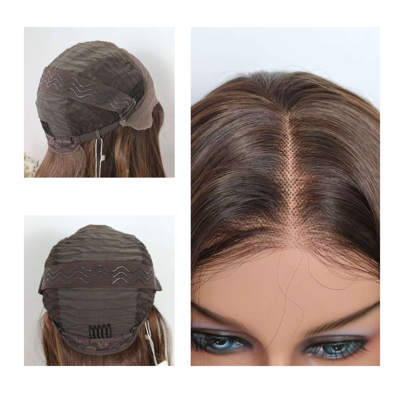Millie 18” Loose Wave HD Lace Front Wig - Brown, Hand-Tied Monofilament Top