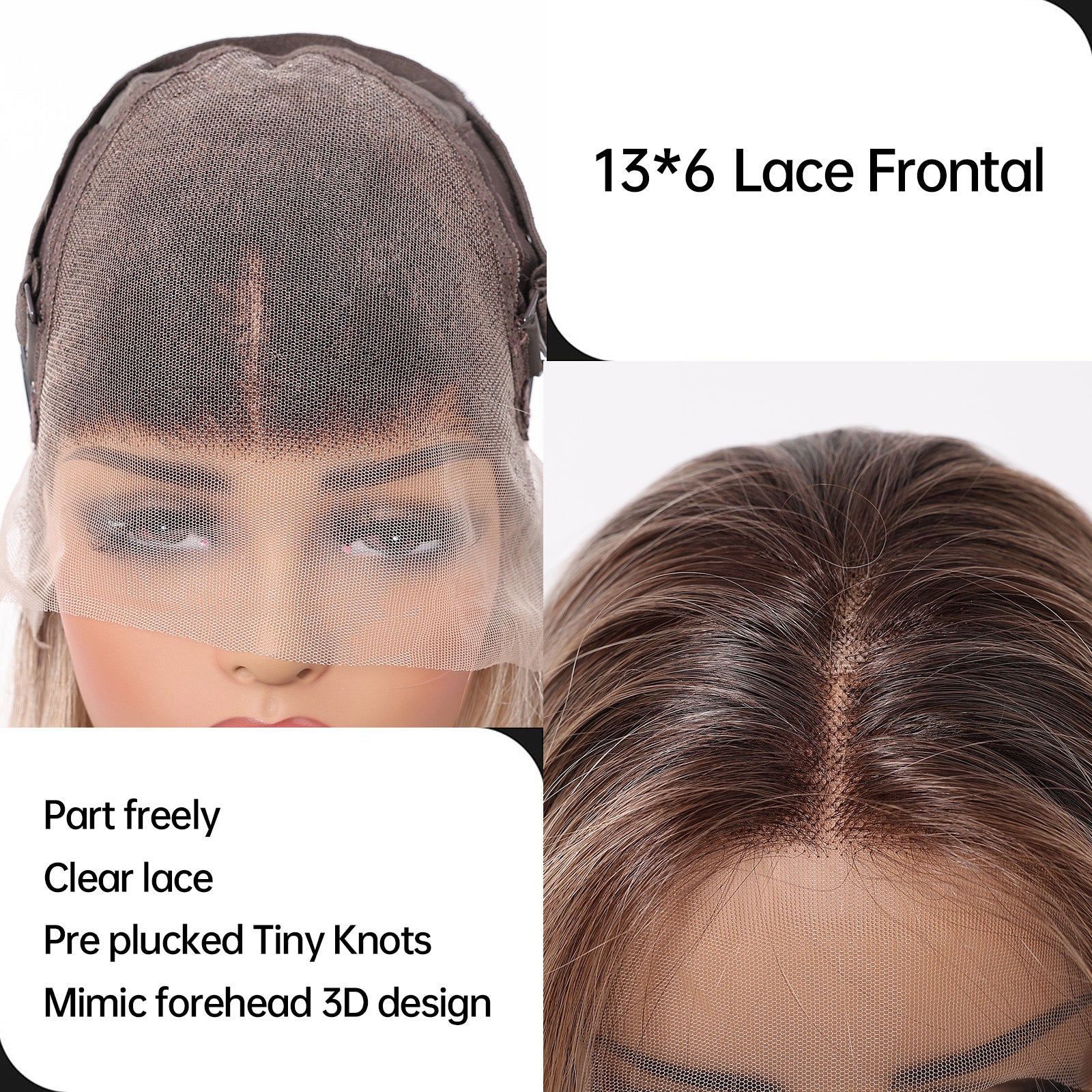 Harper | Blonde Medium 13*6 HD Lace Frontal Wig (Hand-Tied)