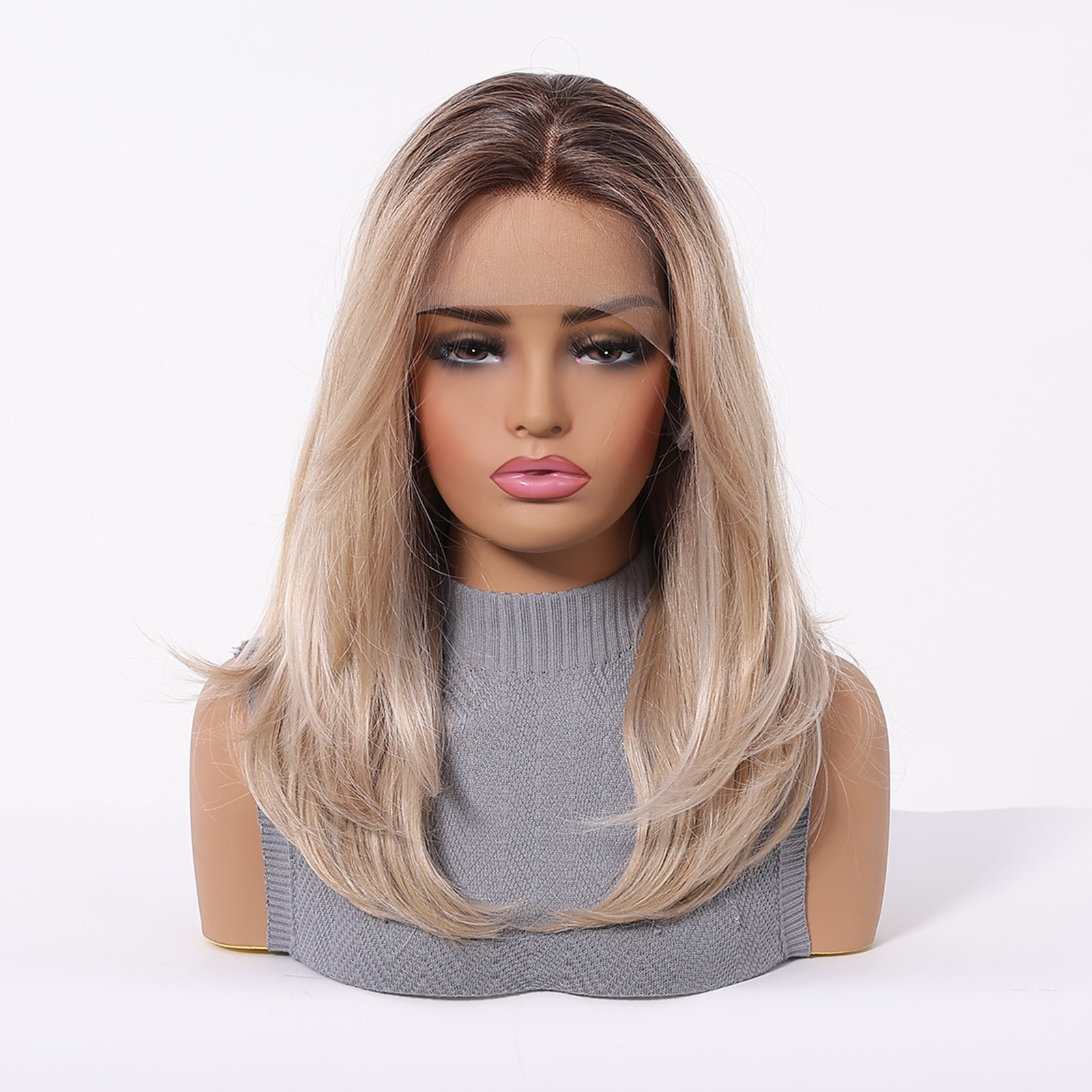 Harper | Blonde Medium 13*6 HD Lace Frontal Wig (Hand-Tied)