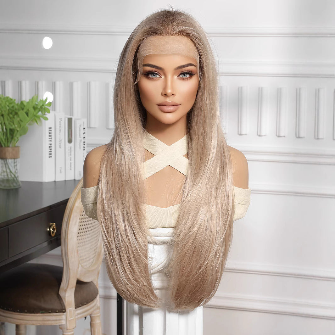Florence | Blonde Medium 13*6 HD Lace Frontal Wig (Hand-Tied)