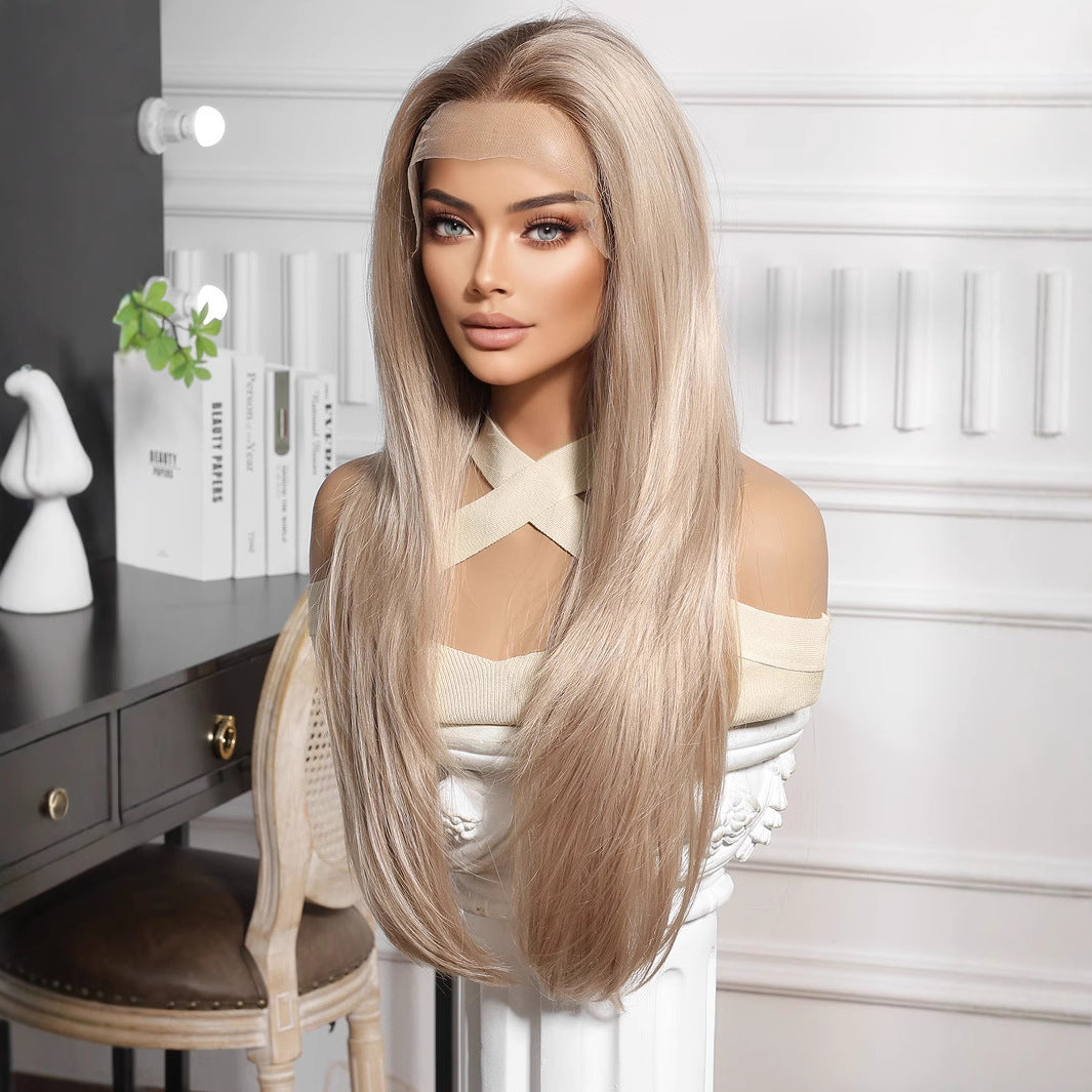 Florence | Blonde Medium 13*6 HD Lace Frontal Wig (Hand-Tied)