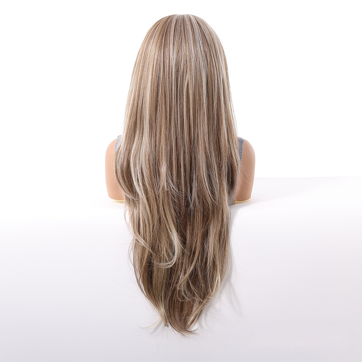 Aria3 | Ombré Grey Long Straight 13*6 HD Lace Frontal Wig (Hand-Tied)