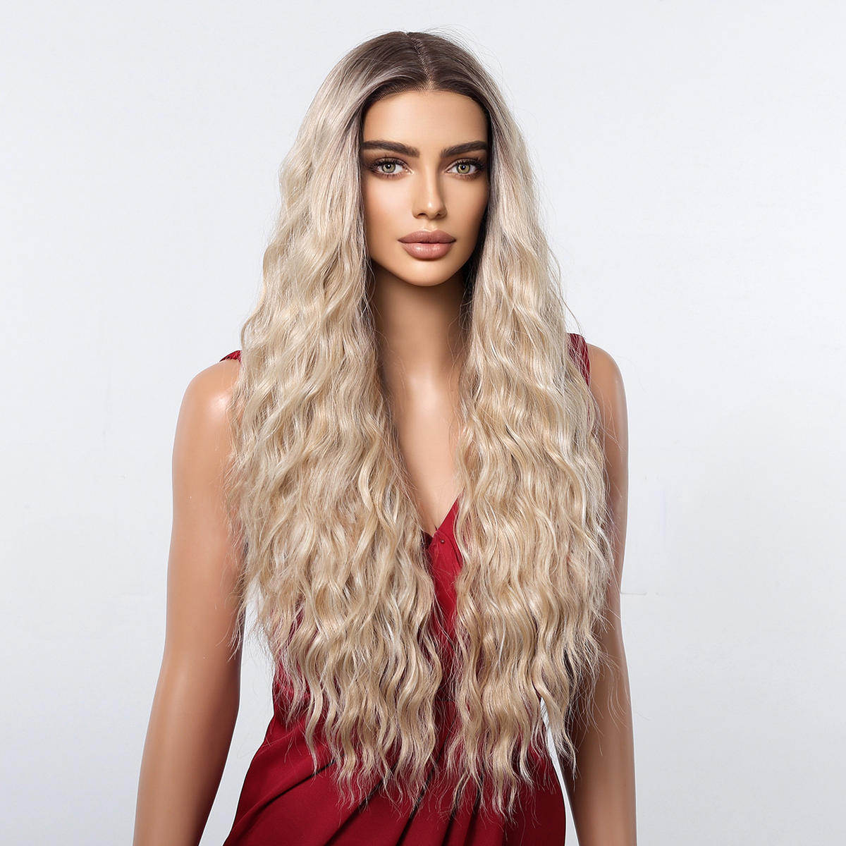 Melody | Blonde Long Wavy 13*6 HD Lace Front Wig (Hand-Tied)